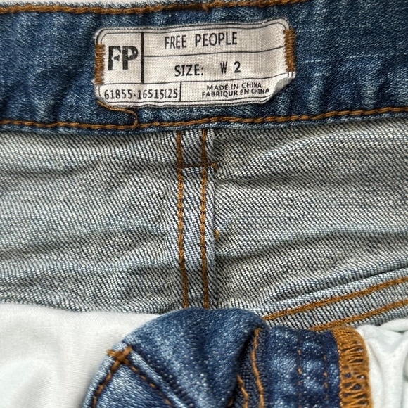 Free People Mini Denim Skirt - Picture 3 of 7